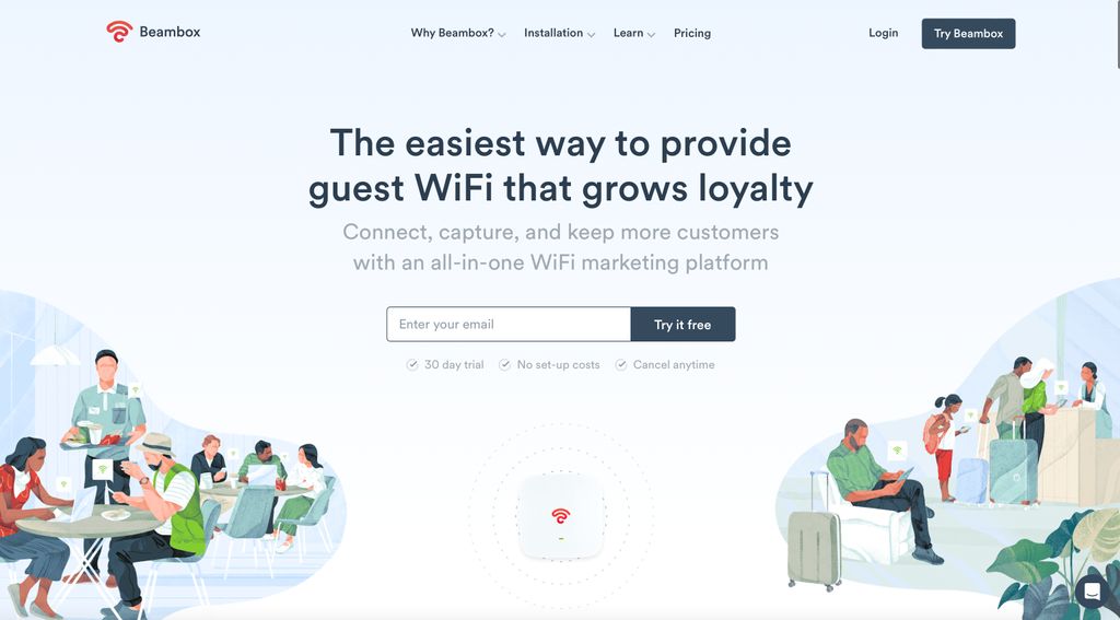 Wi-fi based service 