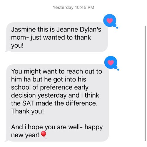 Jeanne, parent to my wonderful student, Dylan, who