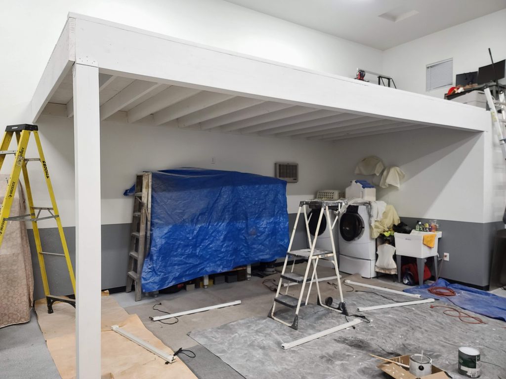 600sq ft garage mezzanine
