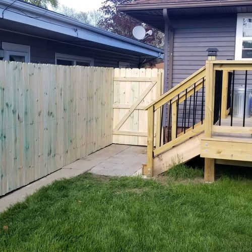 I contacted them for a deck and fence quote. They 