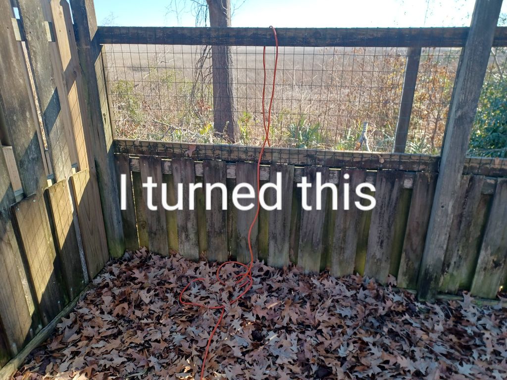 Customer wanted a fence panel turned into a double