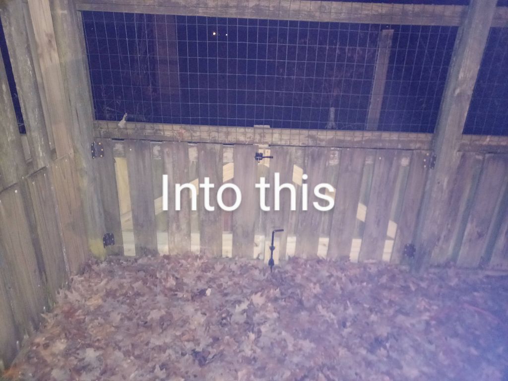 Customer wanted a fence panel turned into a double