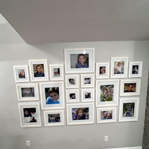 Hanging pictures 