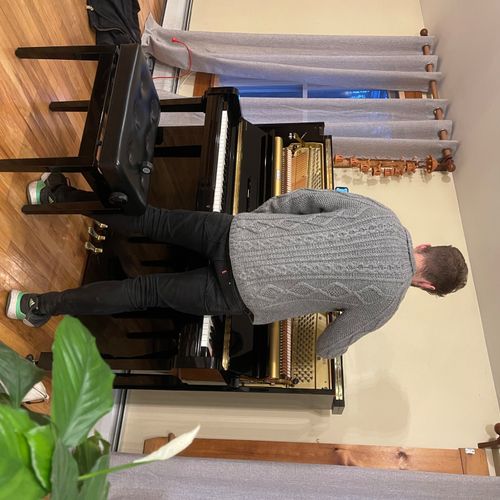 We bought a used upright piano through Facebook ma