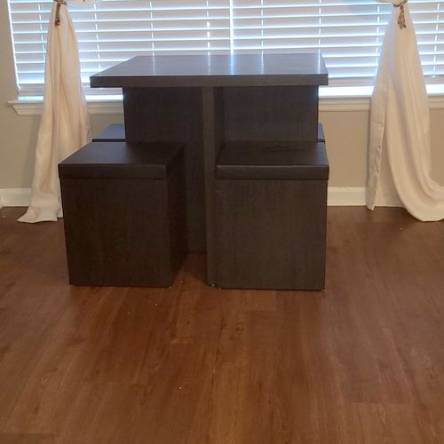 I ordered a table from wayfair. Sometimes their it
