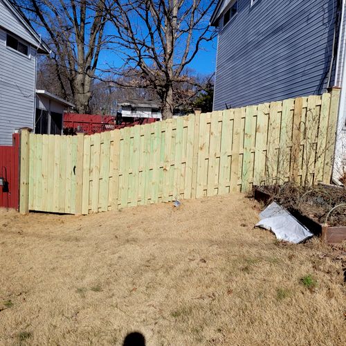 Hugo did a fantastic job building our fence. He to