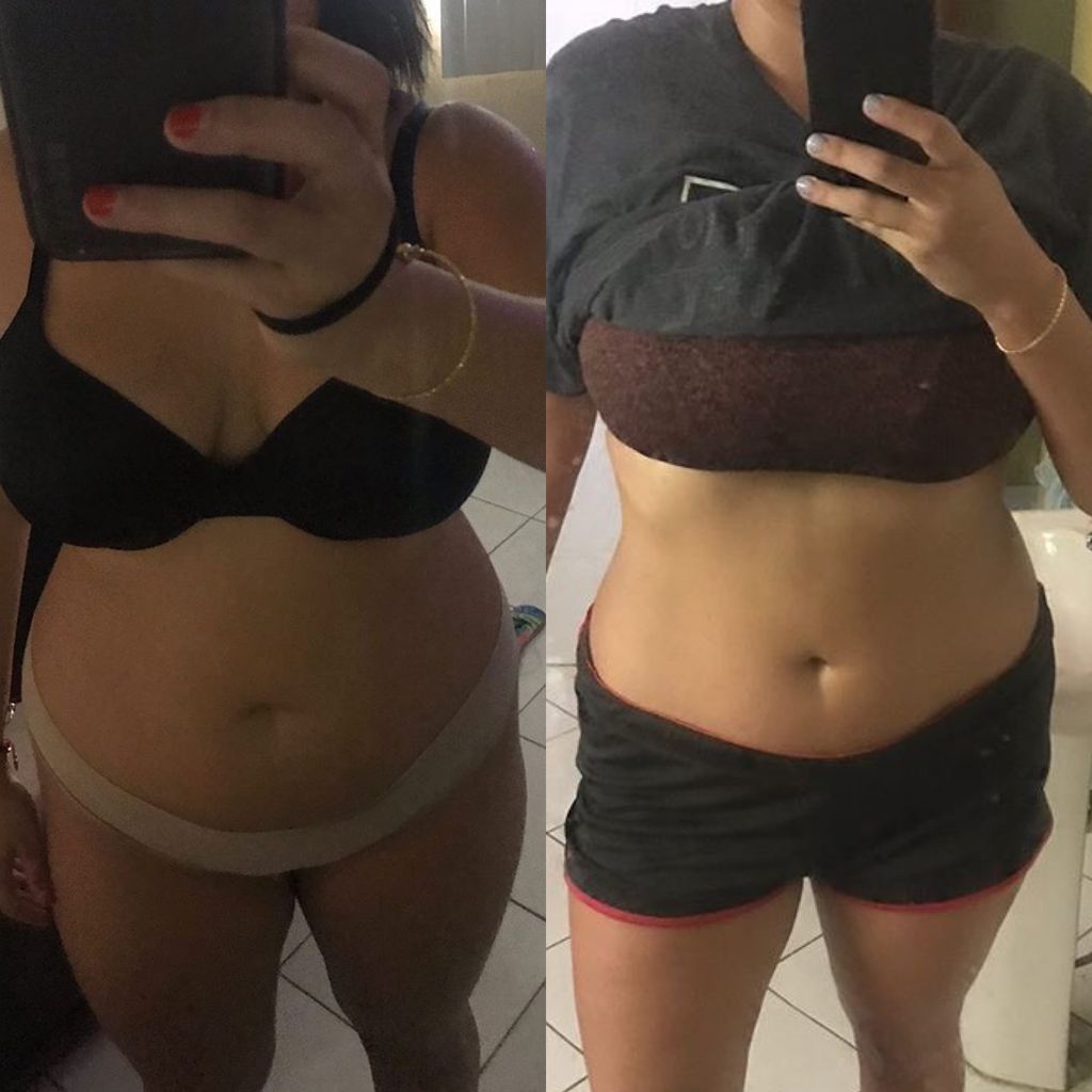 Client 5 wk transformation after following an at h