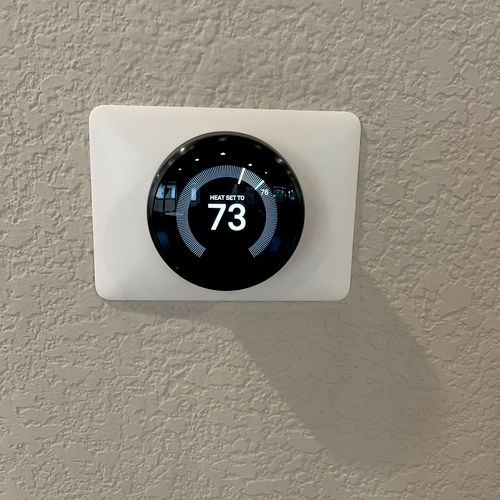 Sergio came to set up our Nest Thermostat. He was 
