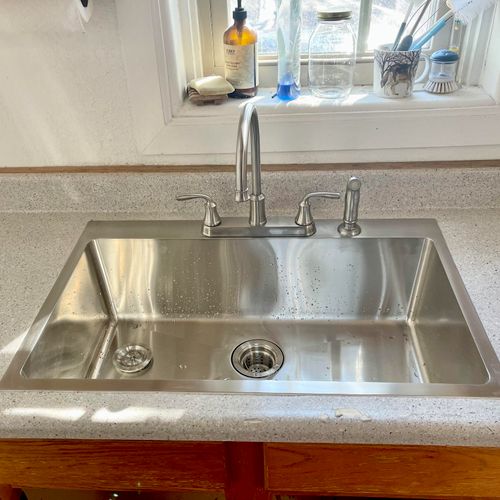 Sink install 