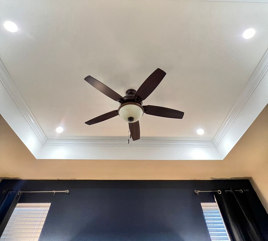 Newly added 4 inch recessed down lights 