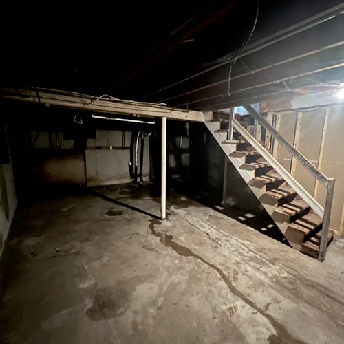 Before basement 