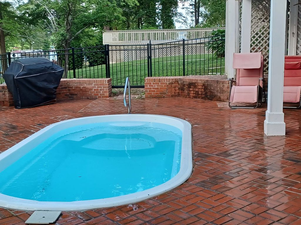 Installed a fence on a rental property to close th
