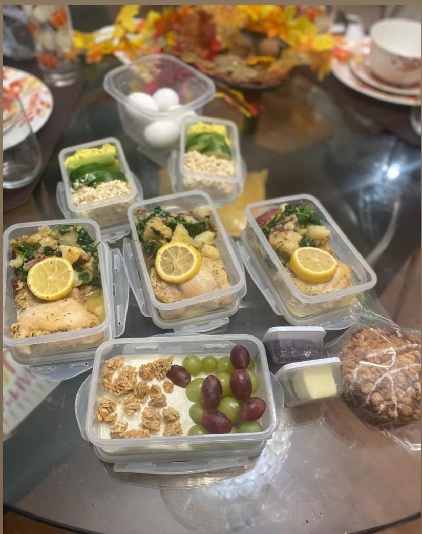 3 Day meal Plan - Breakfast, Snack, and Lunch