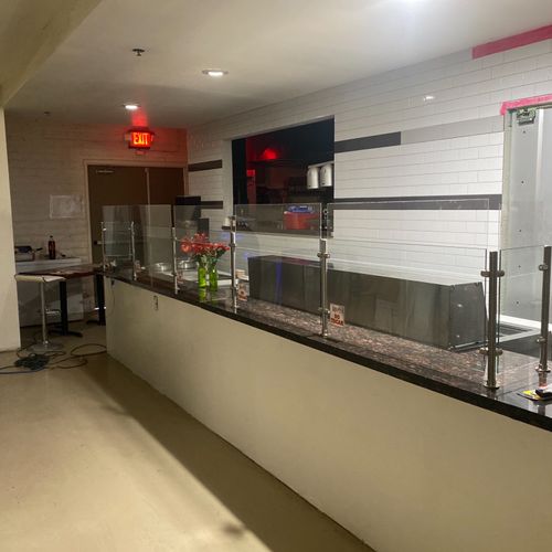 They did a great job on my restaurant bar and coun