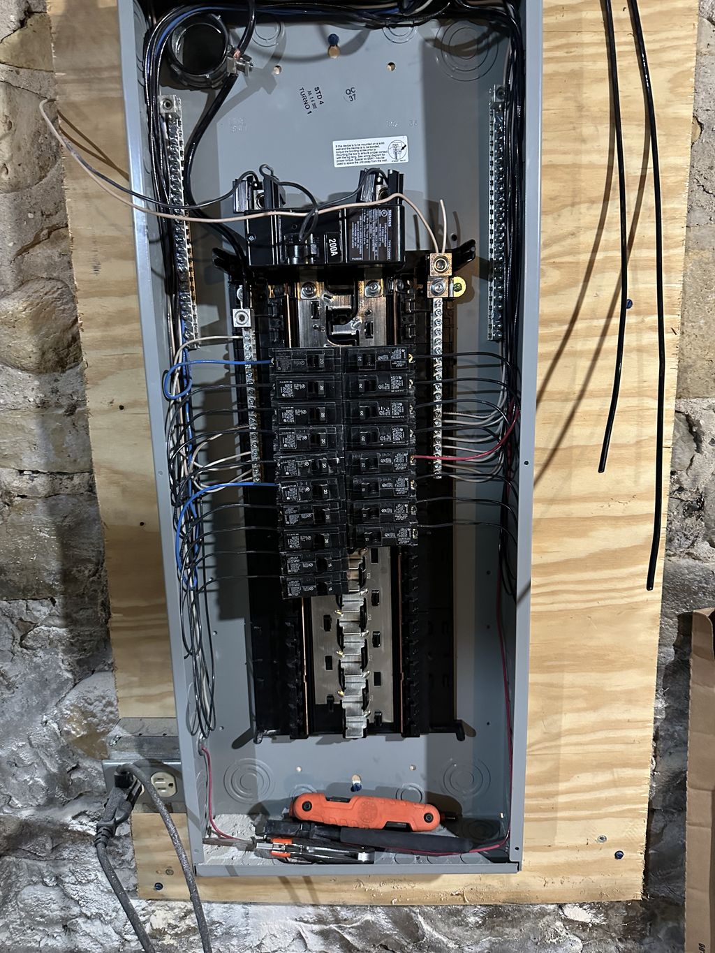 Circuit Breaker Panel or Fuse Box Installation