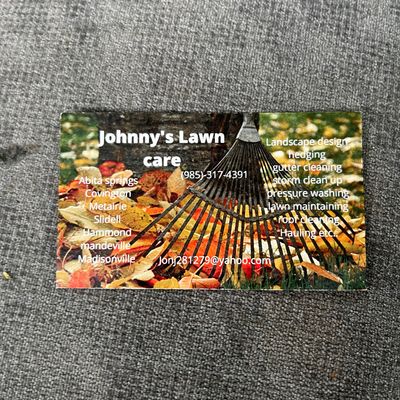Avatar for Johnny’s lawn care