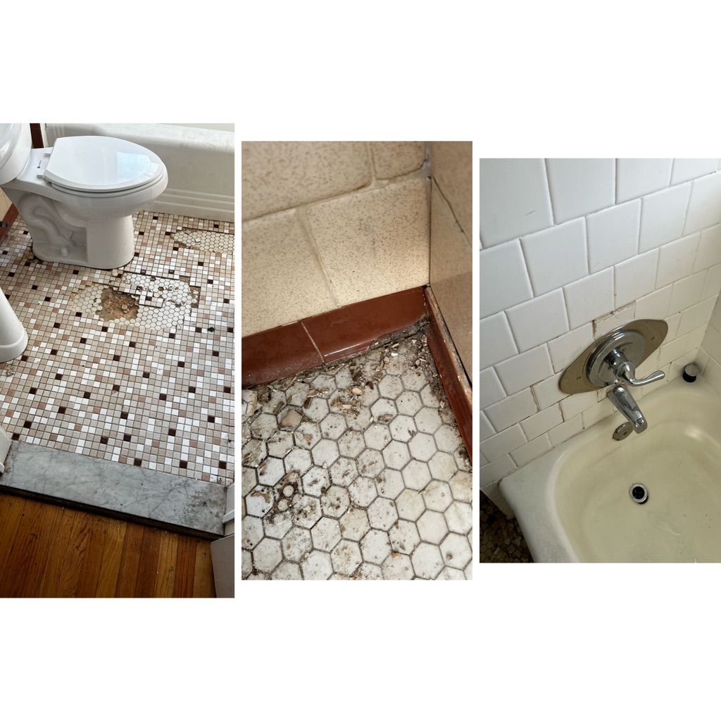 Bathroom re-do before photos