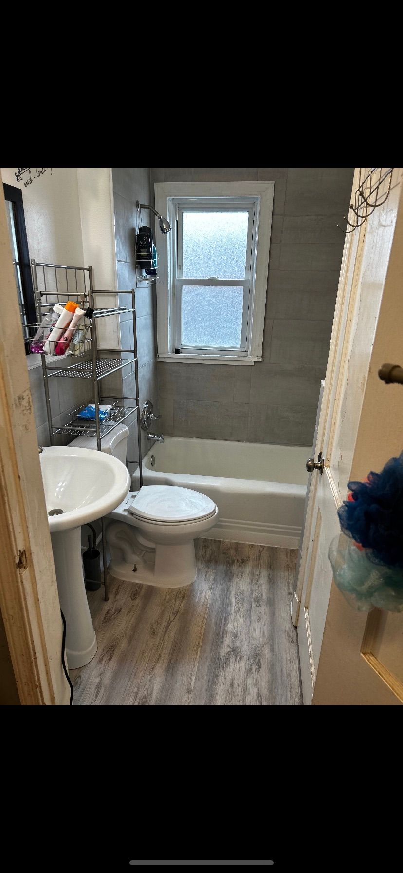 Redone bathroom completed photo
