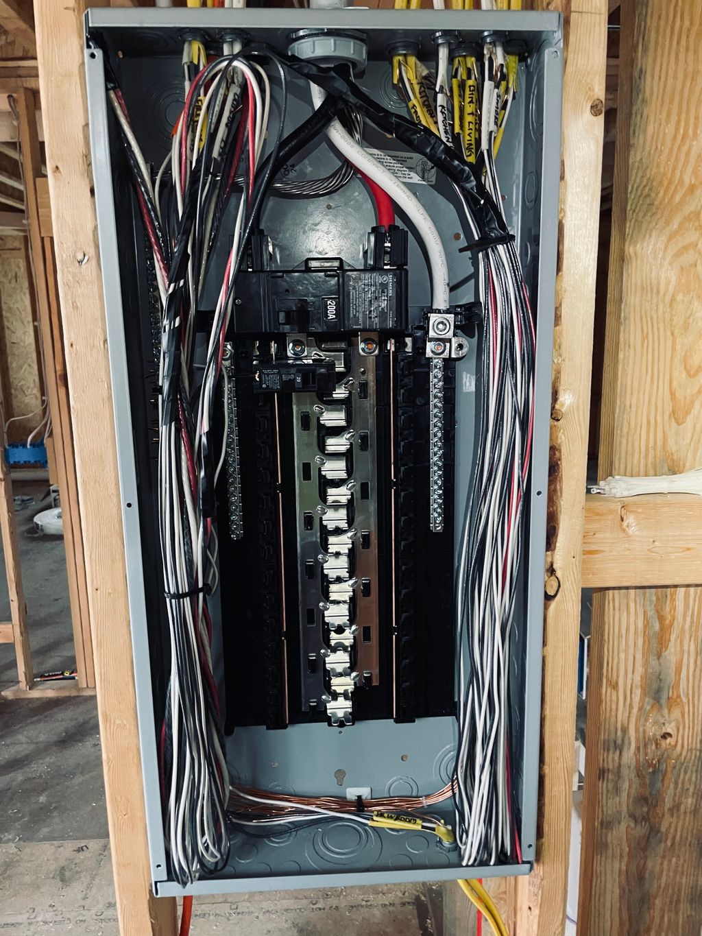 Temporary power set up