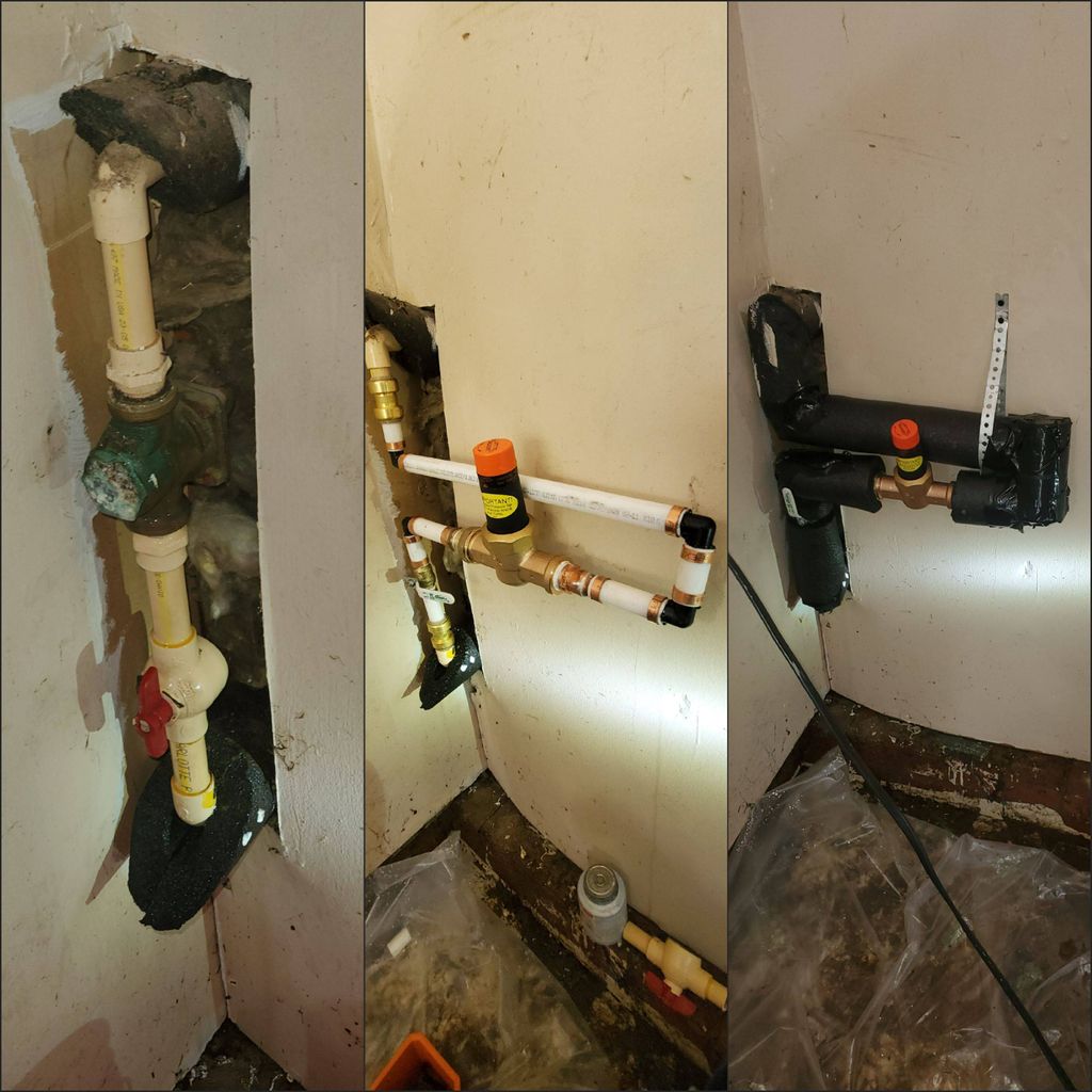 Pressure-reducing valve replacement 