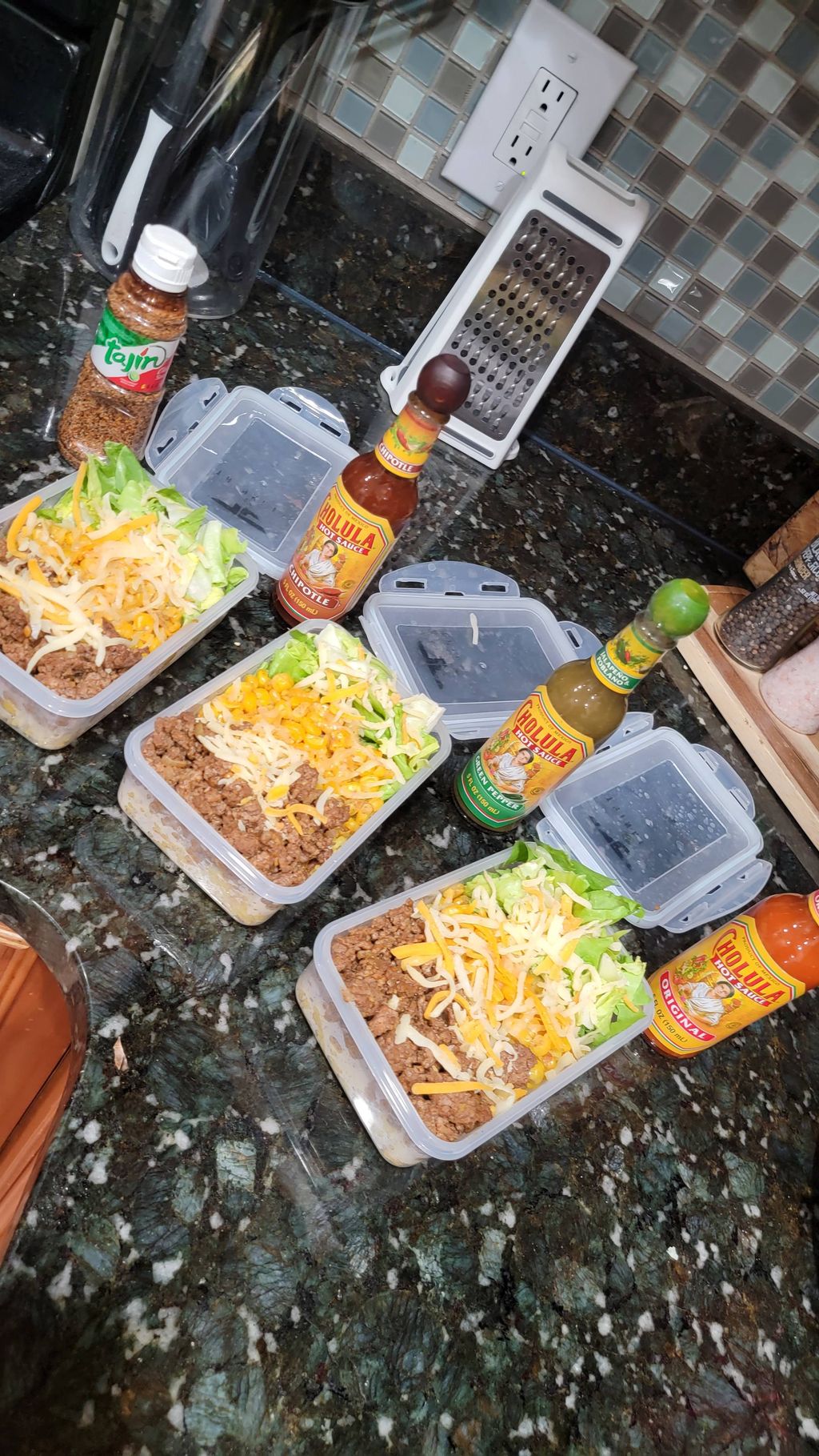 High Protein Taco Salad 