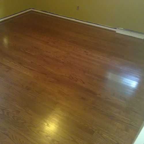 We clean and refinish wood floors!