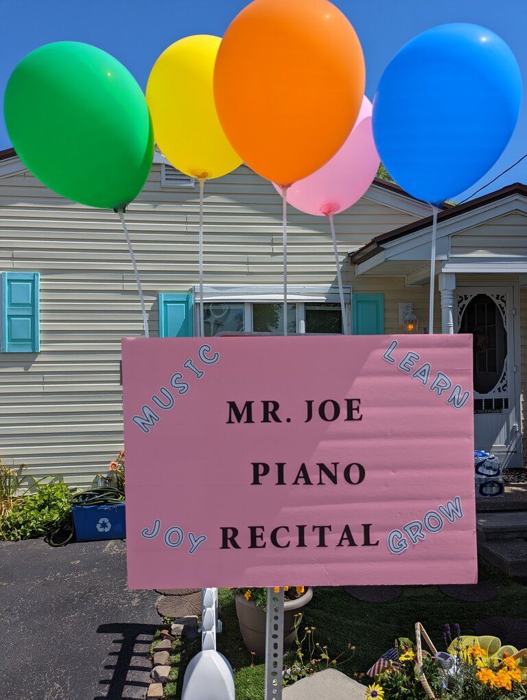 Enjoy performing at the annual beach recital in Ju