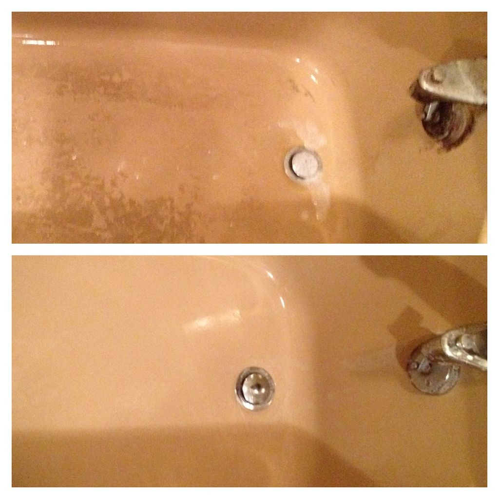 Before and After Bath Tub