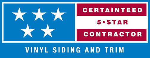 We're a Certainteed 5 Star Certified Contractor