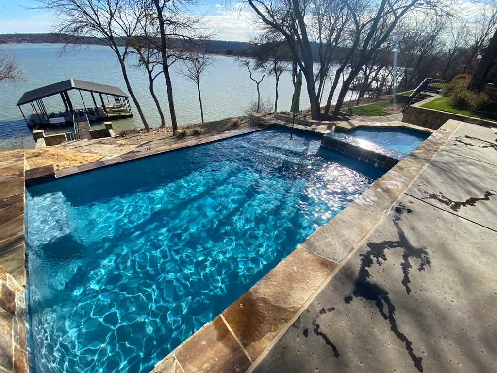 Life by the pool and the lake