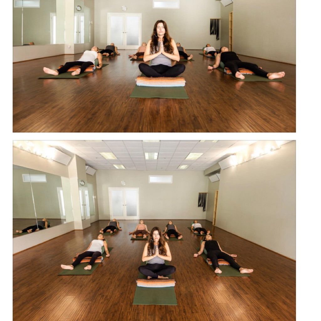 Teaching at Almaden Yoga