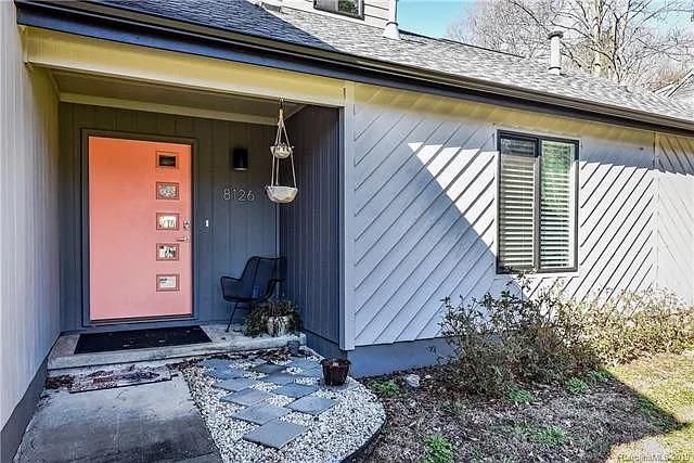 New door, exterior painting, xeriscaping