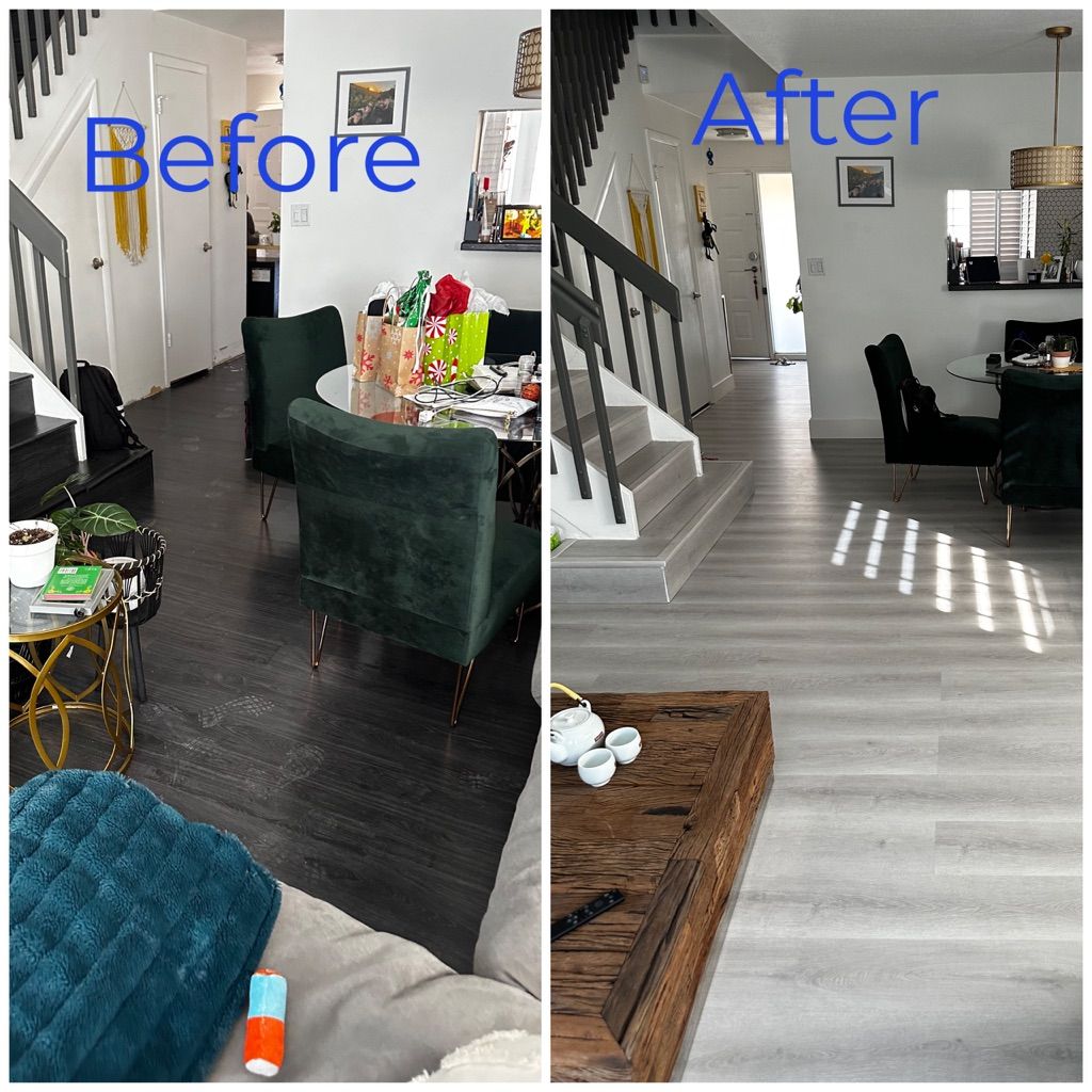 Complete floor & baseboard remodel