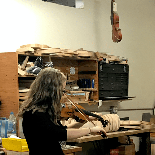 Working closely with my luthier. 