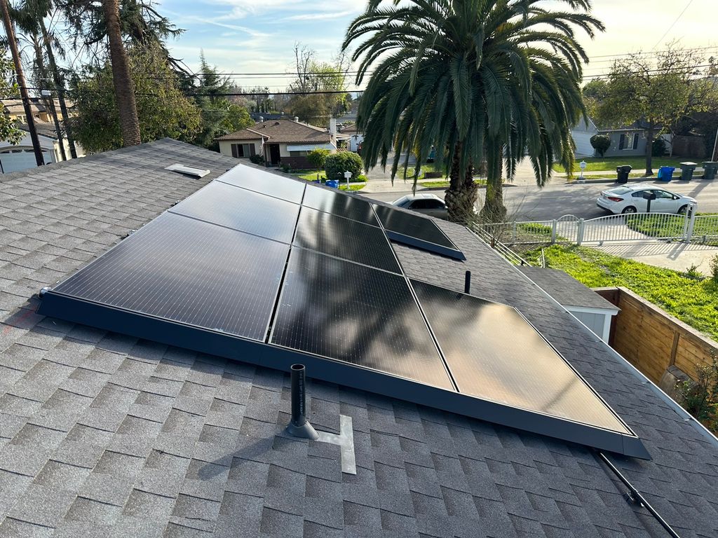 Solar panel cleaning. 