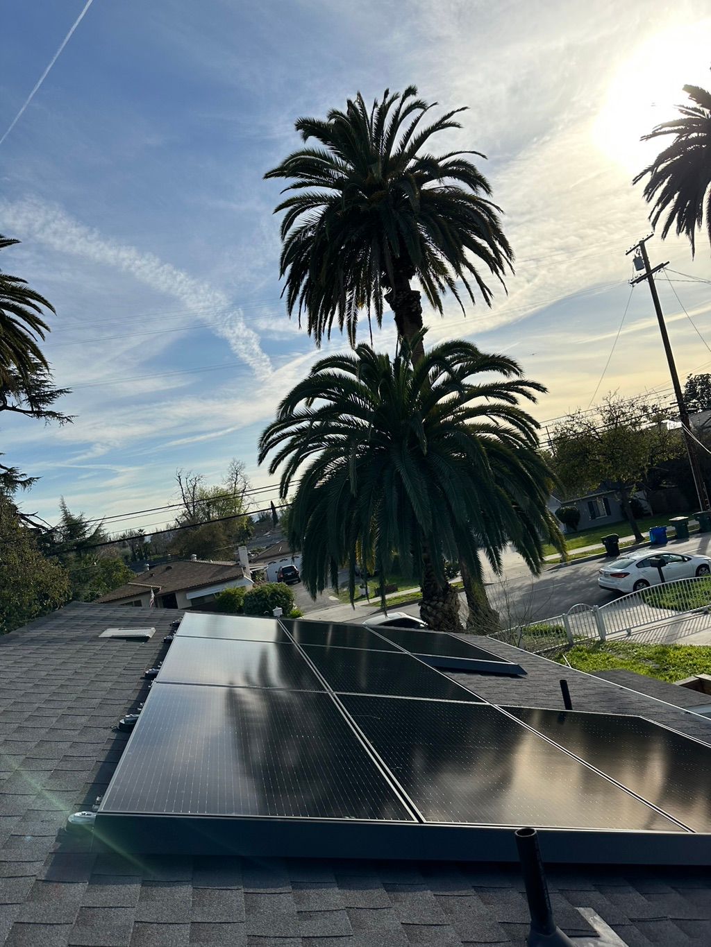 Solar panel cleaning 
