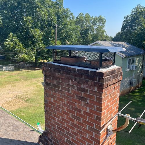 Chimney caps keep critters out