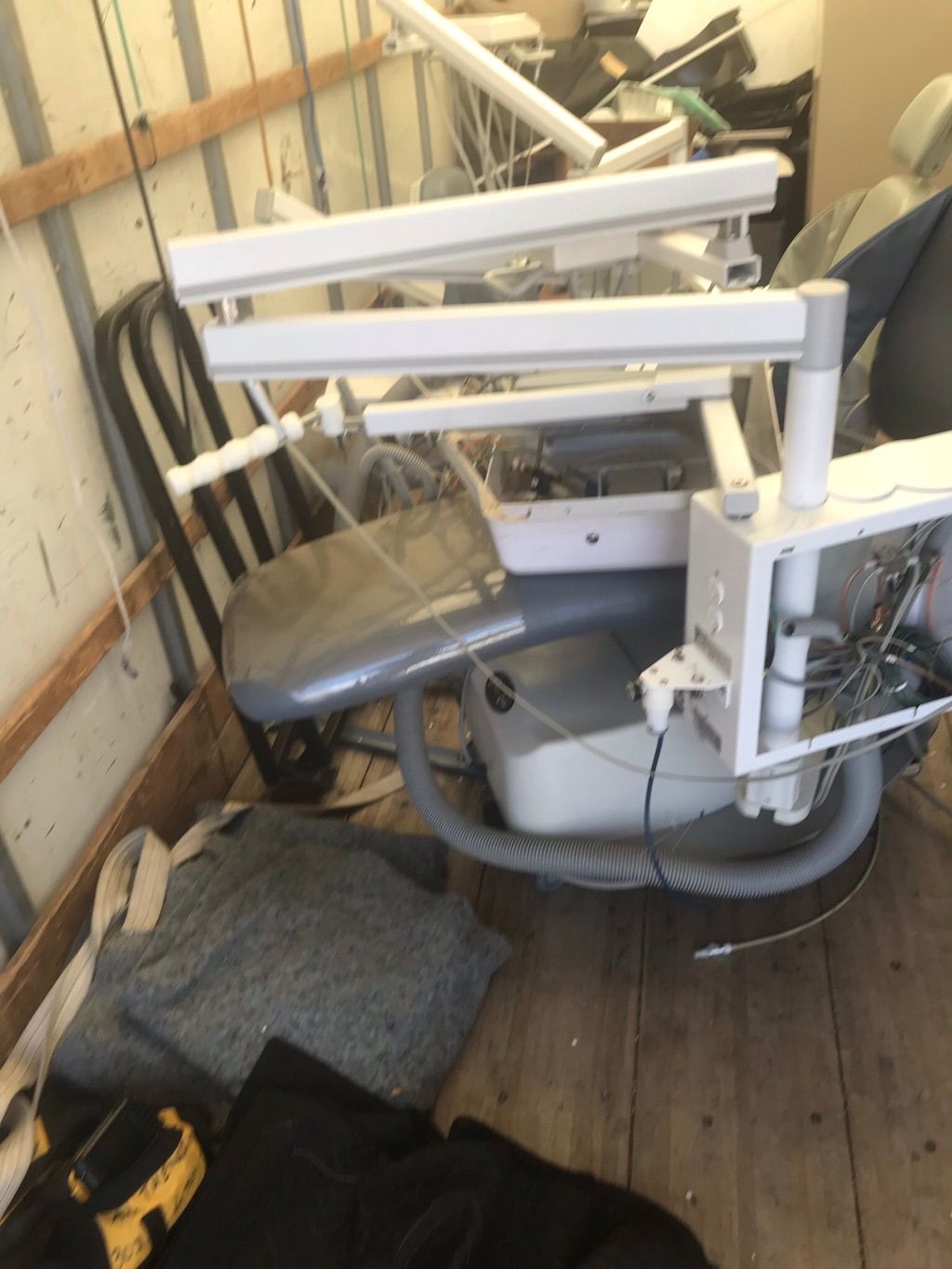 Moving dentist chairs