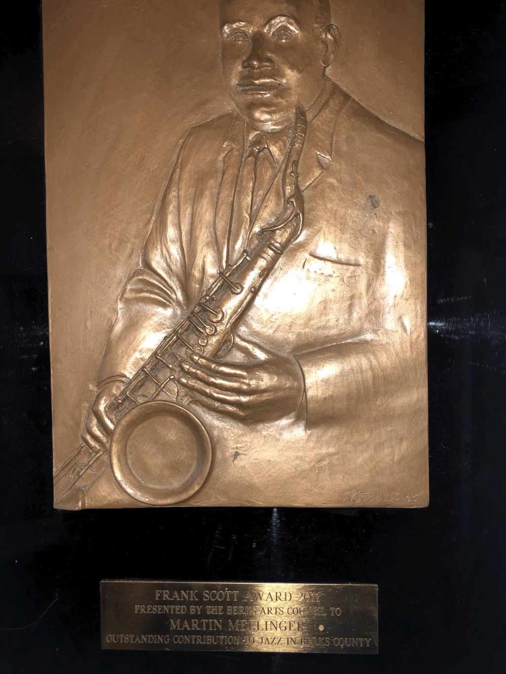 Recipient of the Frank Scott Jazz Award