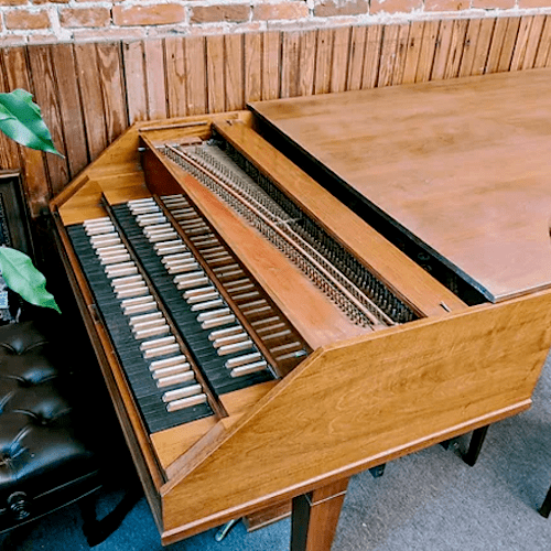 Two manual Harpsichord that originally belonged to