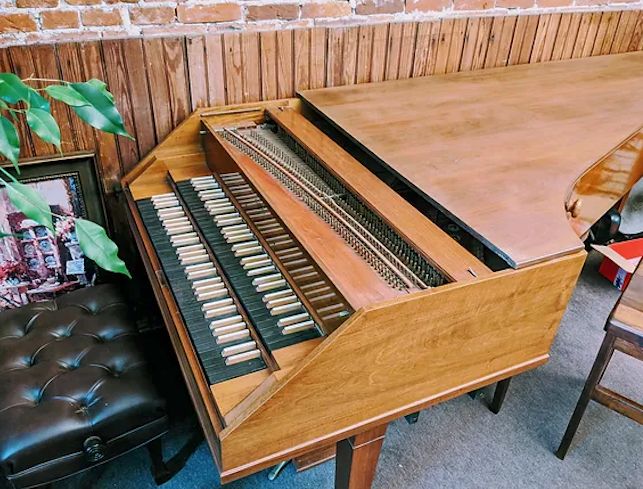 Two manual Harpsichord that originally belonged to