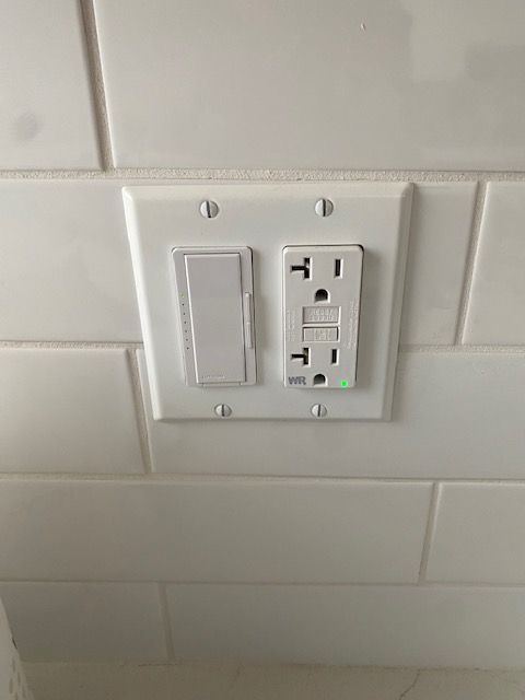 Installed Switch & Outlet