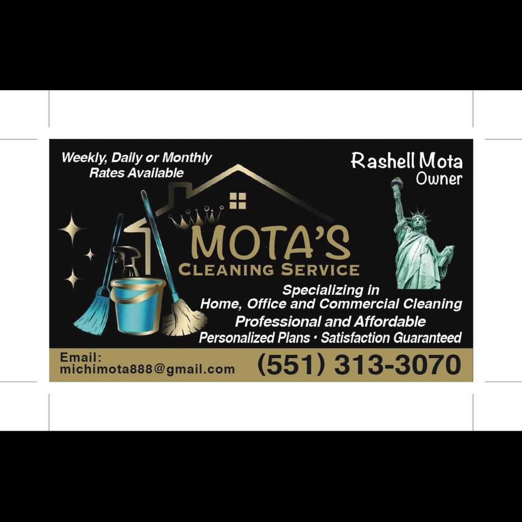 Mota’s Cleaning Service.