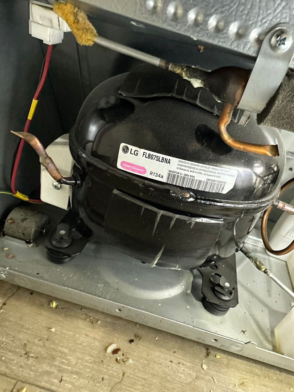 LG Compressor replacement 