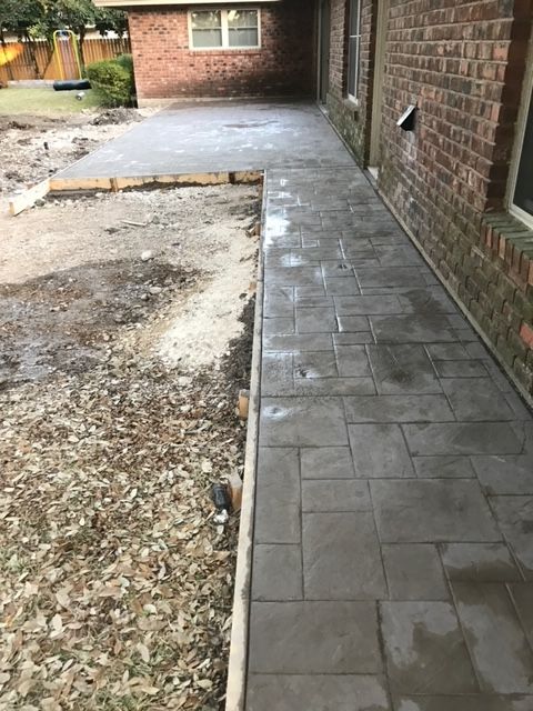 stamped concrete