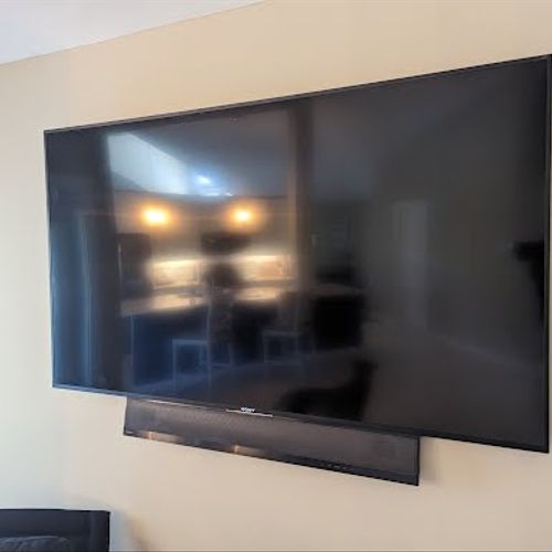 TV and Soundbar Hanging