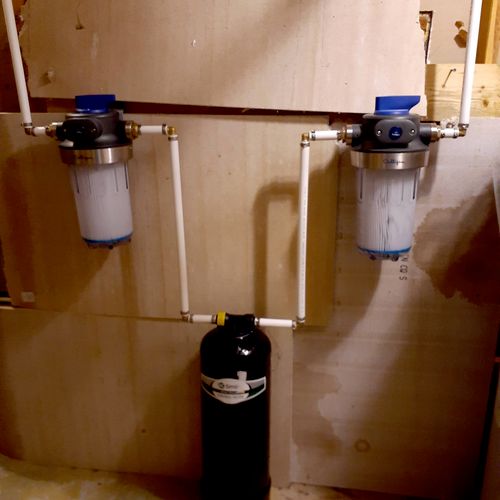 Contacted Robert to install a whole house filtrati