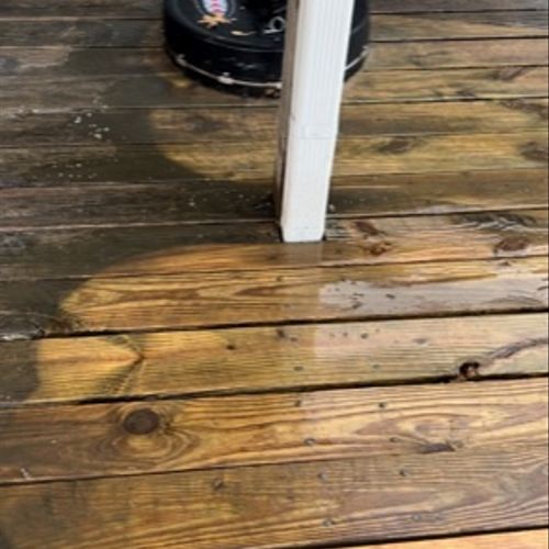 I still can’t get over how great my deck looks. I 