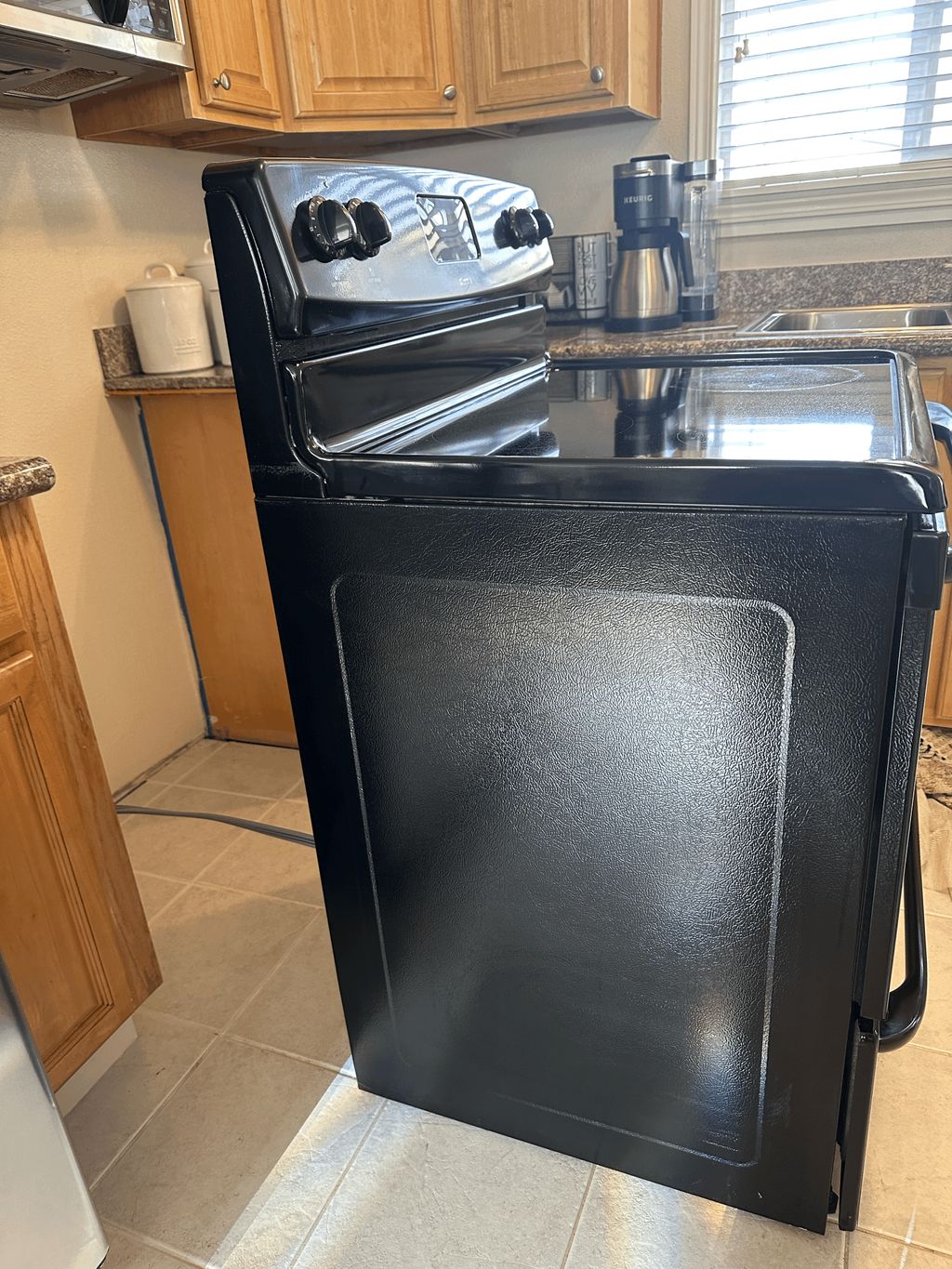 After - Oven Side (Look how clean it became!)