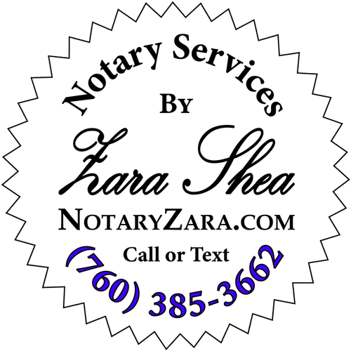 Zara's Notary Logo